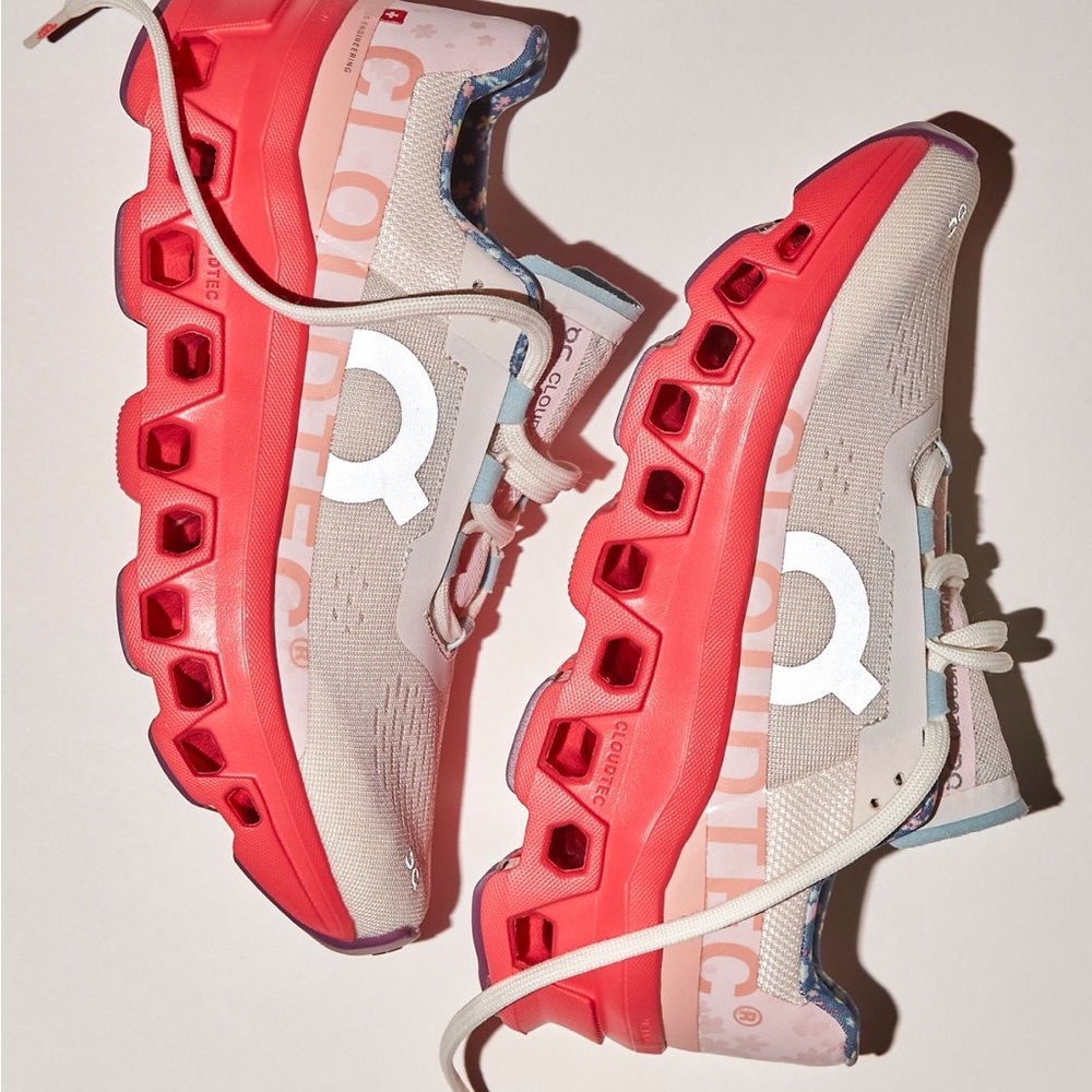 FP Movement by Free People Red and White Athletic Shoes